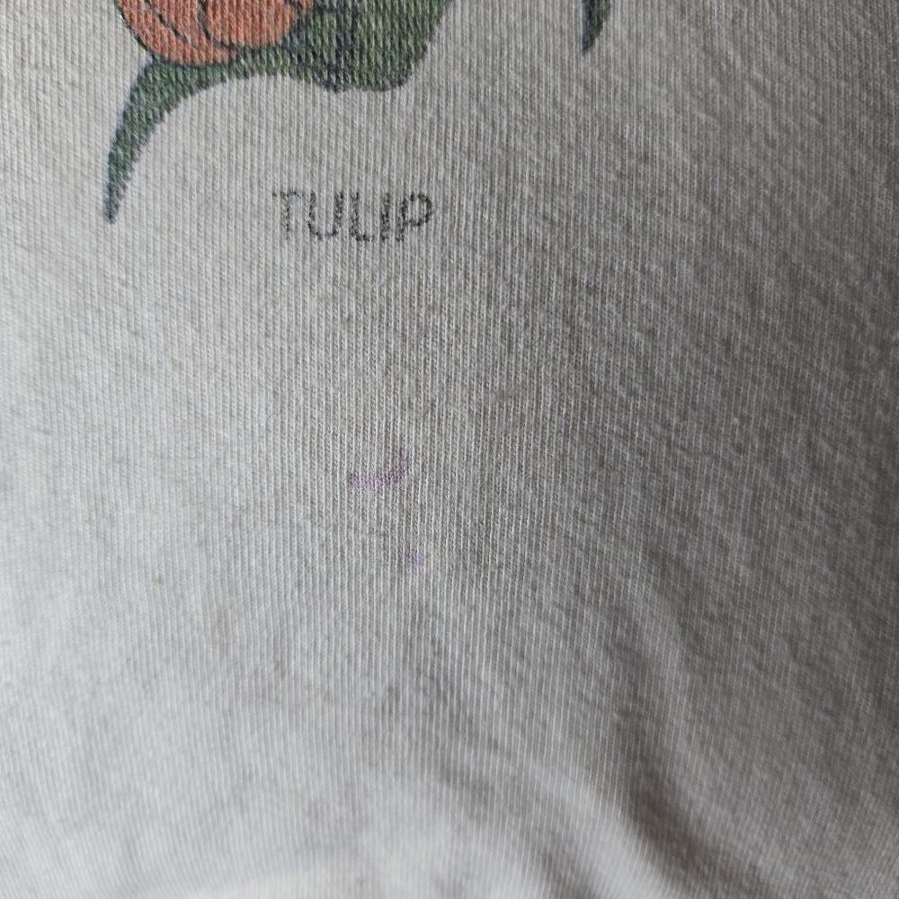 Future State Cream Blooms Tee Shirt Size M - Picture 6 of 7
